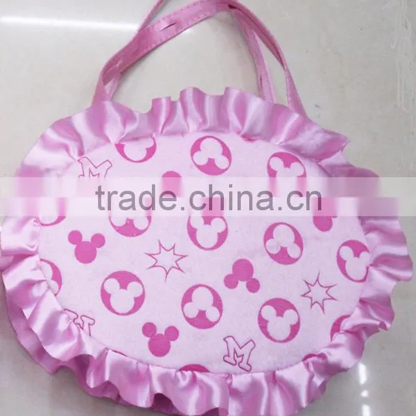 Fashion Lace Quilt Hearted Rabbit Little Girl Bag photo-2