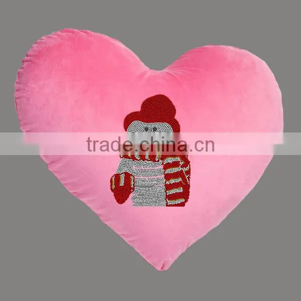 Christmas Jingle Bell Rhinestone Throw Pillow Wholesale photo-4