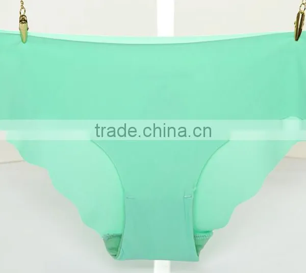Customized Your Own Brand Lady Briefs Plain Solid Color 72%Polyester 28%Spandex Soft Healthy High Cut Seamless Women Underwear photo-2