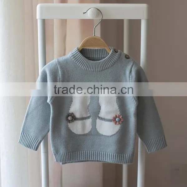 S17751A Latest Design Knitted Pullover Girls' Stylish Sweaters photo-2