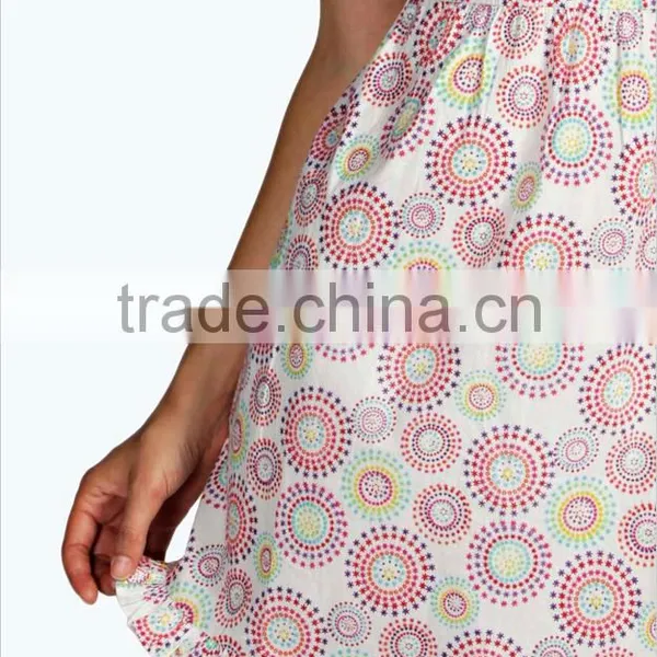 Latest Geo Print Women Ladies Night Dress,sexy Night Sleeping Dress photo-5