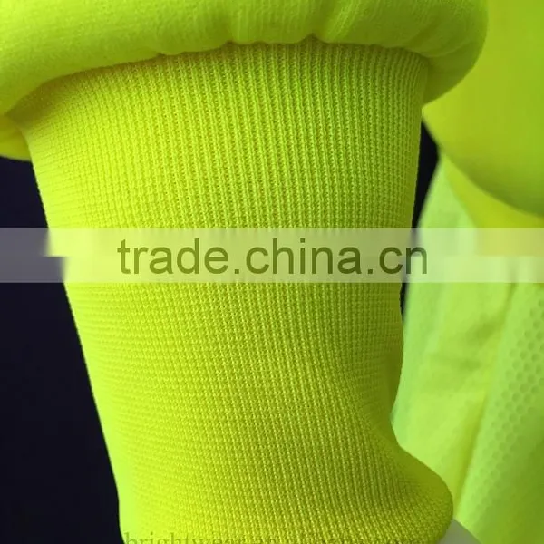 Poly/Cotton Fleece hi Vis Jacket Safety Sweatshirt With Heat-transfered Reflective Tape Meet CSA Z96 Requirement photo-6