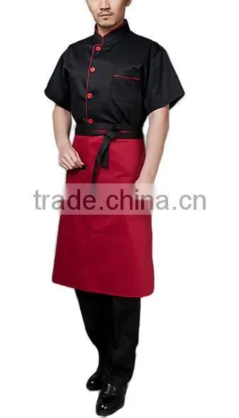 Custom Top Quality 100% Cotton Short Sleeves Chef Uniform Hot Selling photo-2