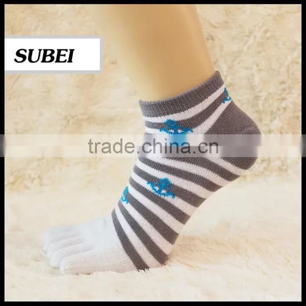 Japanese Stripe Toe Sock,bulk Wholesale Woman Socks photo-4