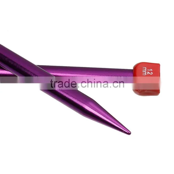 Aluminum Oxide Knitting Needles Multicolor 34cm Long, Thickness: 12mm photo-2