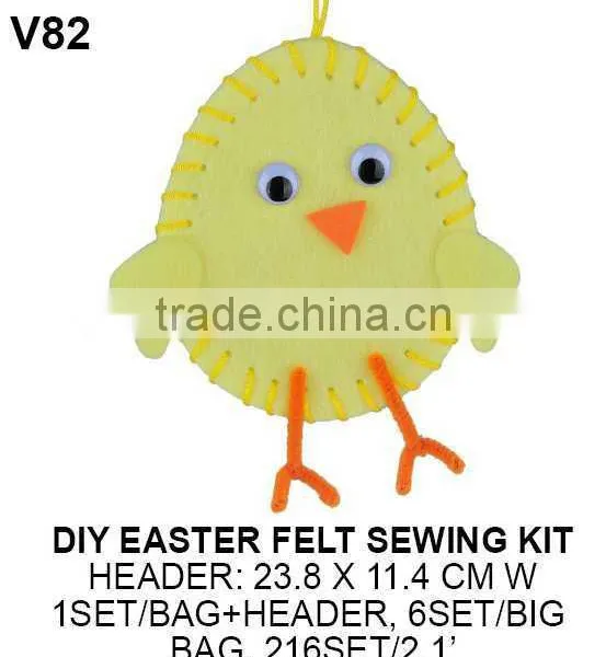 EASTER Sewing Kit Handmade Felt Needle photo-3