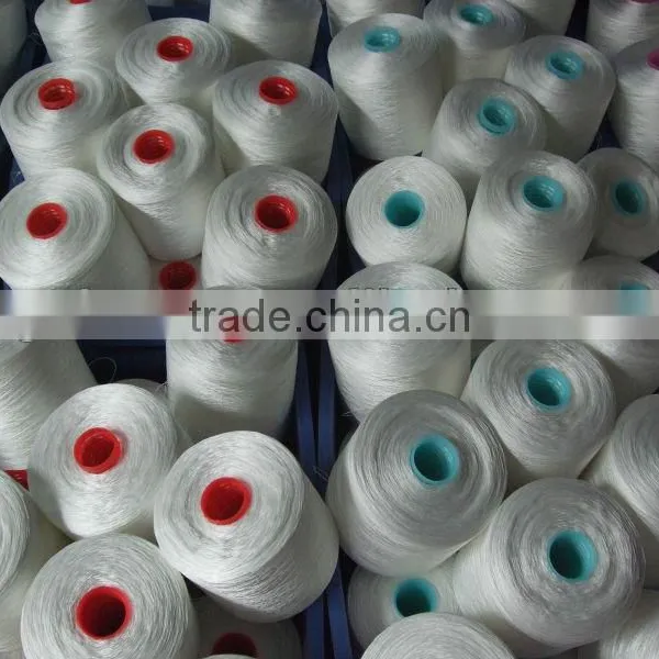 Raw White,industry Yarn 100% Polyester High Tenacity 420d/3