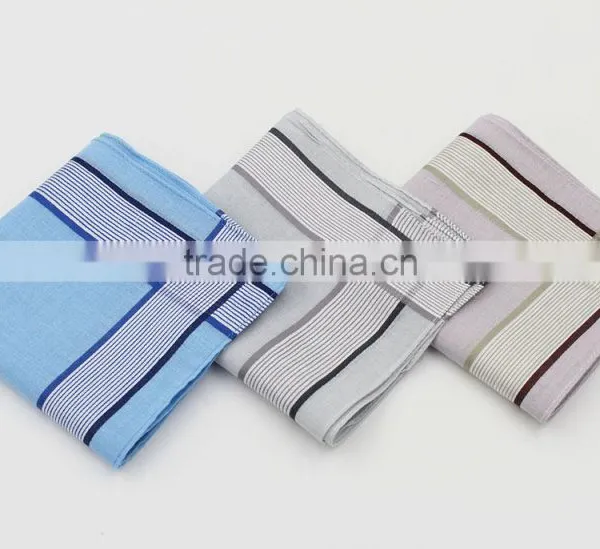 Factory Direct Hot Sale Wholesale 100% Cotton Mens Handkerchief photo-5