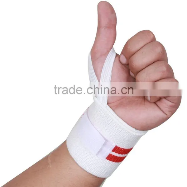 18" Heavy Duty Wrist Wrap (WHITE) by GYM MATE photo-4