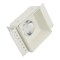 New High Lumen, High CRI Non-edge (rimless) Square COB Integrated Downlight 15W