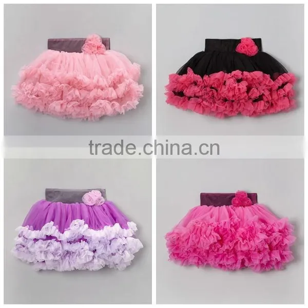 Newest Girls Tutu Skirt 3 Layers Baby Girls Princess Skirts Wholesale Tutu Petti Skirt for Girls photo-4