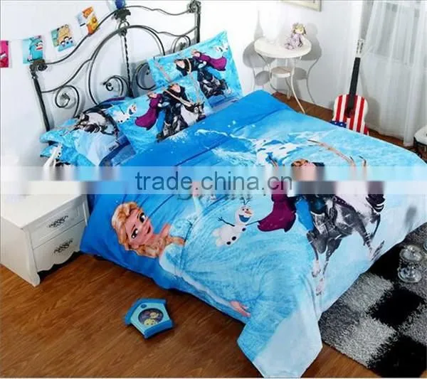 Wholesale Frozen Bedding Set for Kids Frozen Bedding Set of 4pcs for 1.5-1.8m King Beds photo-3