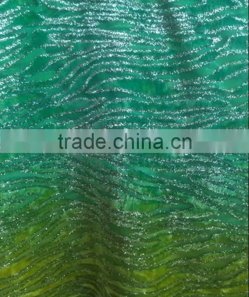 Polyester Spandex Fabric Burnout Printed Korean Velvet 2017 photo-6