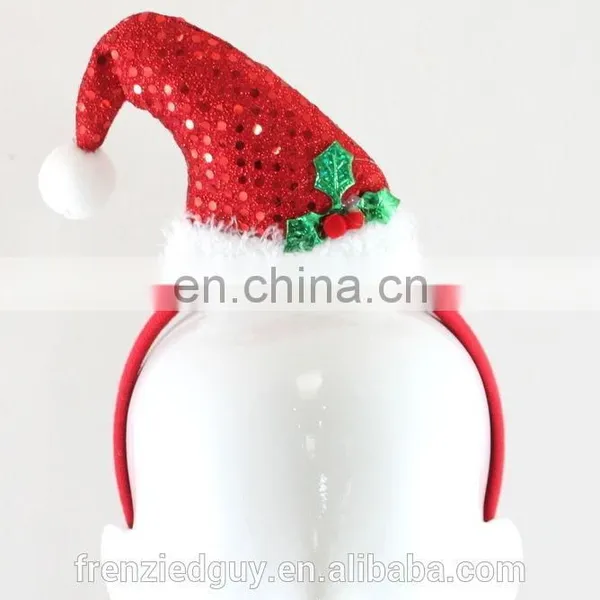 Wholesale Cheap Cute Christmas Headband With Elf Hat photo-4