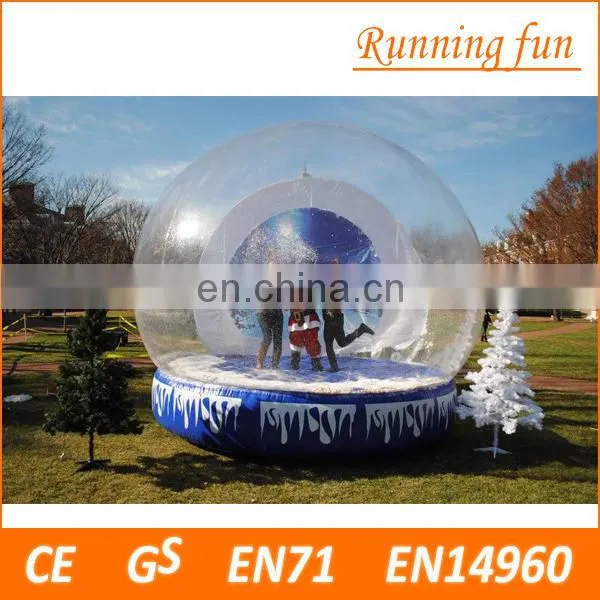 Attractive Giant Inflatable Christmas Human Snow Globe, Advertising Inflatable Christmas Human Snow Globe photo-2
