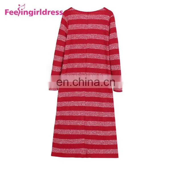 Autumn And Winter Women Fashion Long Sleeve Sweater Clothing Long Knitted Cardigan photo-6