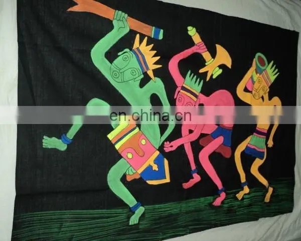 Hand Painted FLORECENT INDIAN GODS PRINTED WALL HANGINGS photo-6