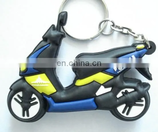 Custom Soft Pvc Rubber Car Logo Keyring photo-3
