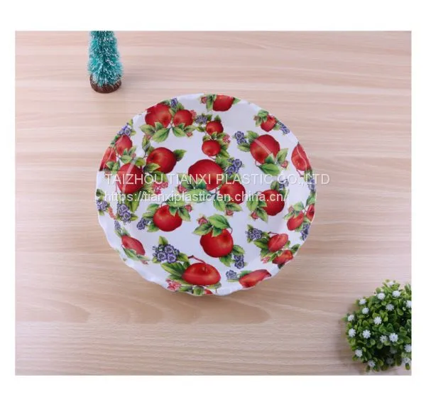 TX0303 DISPOSABLE IML PLASTIC WAVE EDGE PLATE FOOD PLATE PLASTIC TRAY photo-2