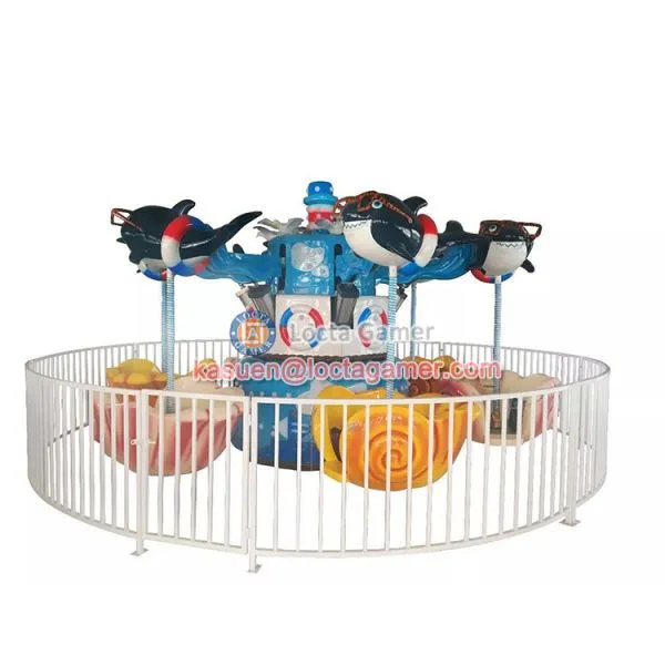 Zhongshan Amusement Self Control Seashell Flying Chair Rides for Kid photo-2
