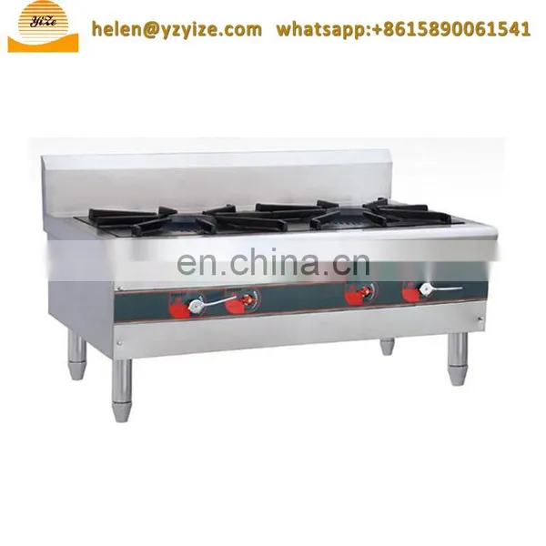 Universal Commercial 2 3 4 5 Big Burner Chinese Kitchen Table Top Stand Wok Cooker Gas Stove photo-6
