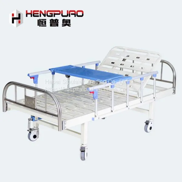 Hospital Furniture Metal 2 Cranks Medical Bed for Bedridden Patients photo-5