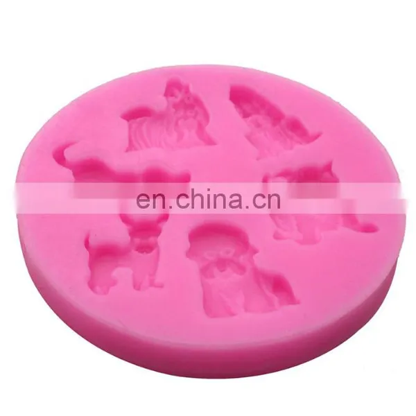 New Baking DIY Silicone Mould With Dog Shape for Handmade Soap Chocolate Fondant and Cake photo-2