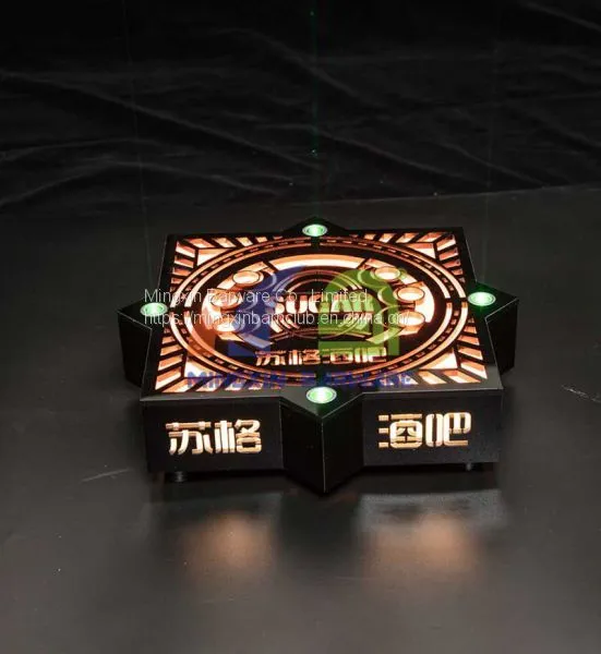 One Bottle Glorifier With Green Laser Lighting LED Bottle Stand for Nightclub