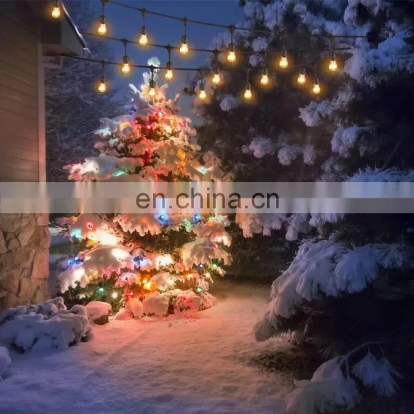 High Quality S14 LED String Bulbs for Holiday Garden Christmas Use Outdoor Edison Bulb String Light Filament String Light 48ft photo-4