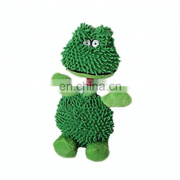 Made in China Green Plush Frog Dog Pet Toy photo-3