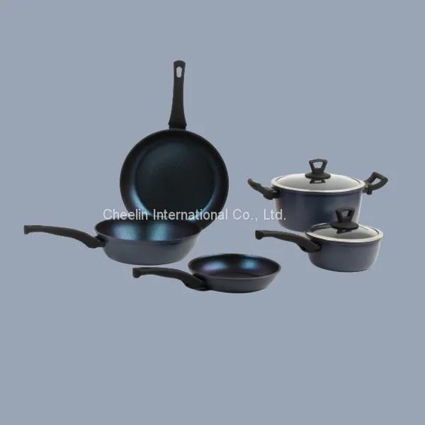 Non-stick Forged Aluminium Cookware Set with Diamond Coating