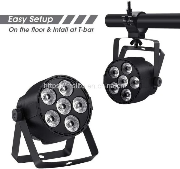 Led Stage Effect Full Power 24W Par Light With 4IN1 RGBW Colour Mixing photo-4