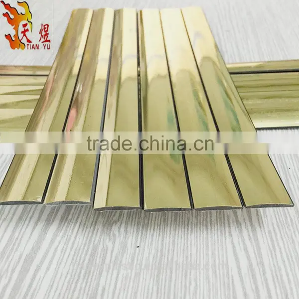 Pvc High Glossy Decorative Chrome Metal Strips Landing Tape for Furniture Sofa and Bed photo-3