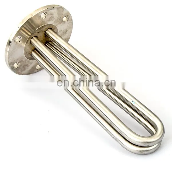 380V 9KW Boiler Resistance Electric Flange Immersion Heater for Water photo-3