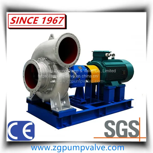 China Horizontal Stainless Steel Chemical Mixed Flow Centrifugal Process Pump photo-5