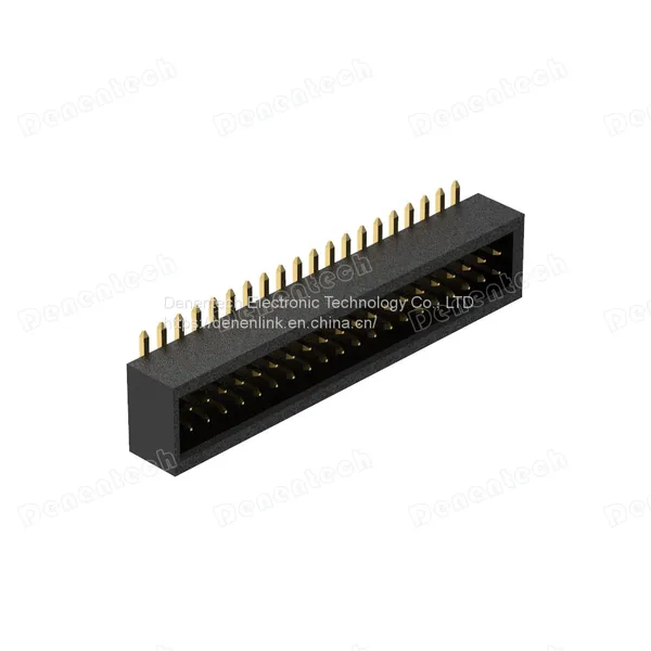 Denentech 1.0mm H2.8 Box Header Dual Row Straight SMT Peg photo-2