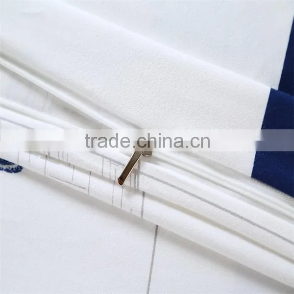 Blue and White Duvet Cover Sets Adult Cartoon Bedding Set Oecan Ship Pattern 3d Comforter Cover Set photo-6