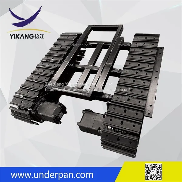 Custom Best Price Gobi Desert Drilling Rig Crawler Chassis Steel Track Undercarriage From China photo-4