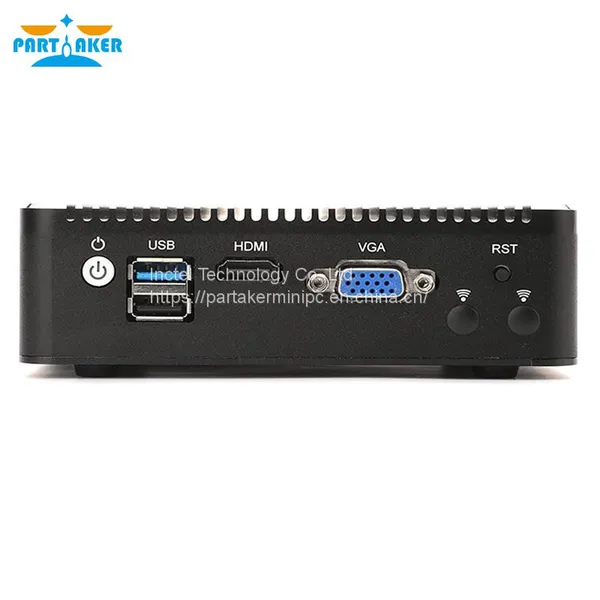 Micro Firewall Appliance, OPNsense, VPN, Router PC, Intel Celeron J4125, Partaker H3, AES-NI, 4 x Intel 2.5GbE I225-V LAN, 2 x USB3.0, VGA, HDMI, Fanless, 4G RAM, 32G SSD photo-3
