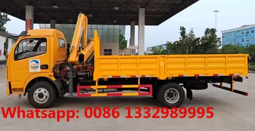 High Quality and Good Price Dongfeng 3.2T Knuckle Crane Boom Mounted on Cargo Truck for Sale photo-2