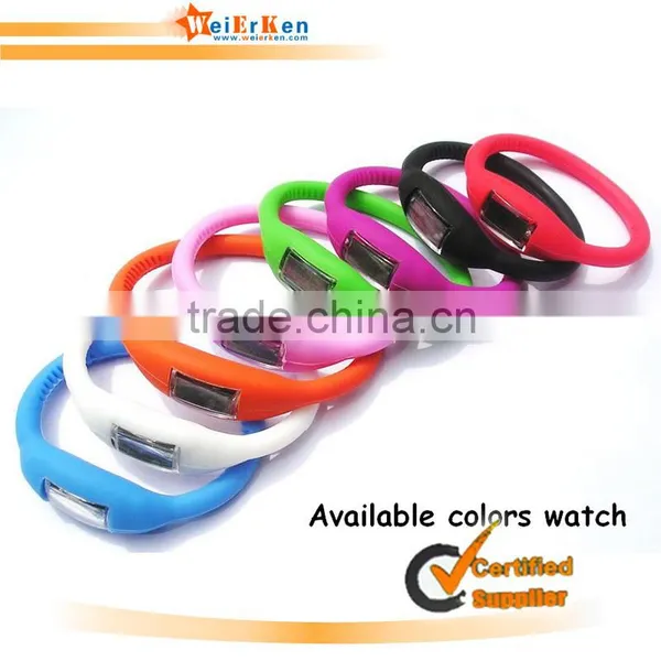 Eco-friendly Wristband Watch/silicone Wristband Watch