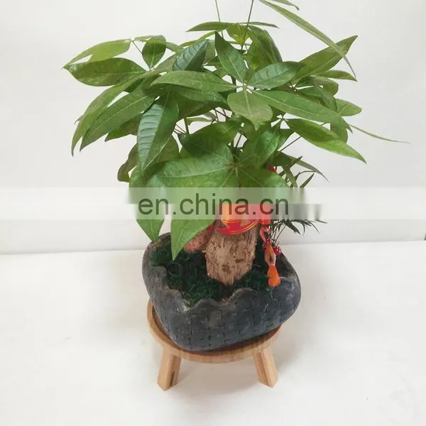 Eco Friendly Creative Design Nordic Style Balcony Garden Bamboo Flower Rack photo-2