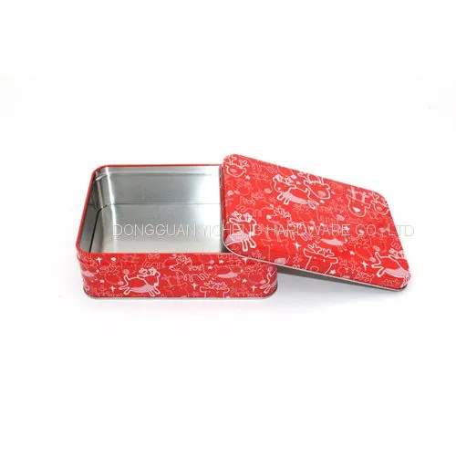 Retangular Christmas Gift Tin photo-3