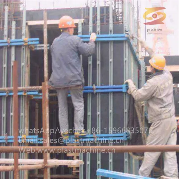 Construction Production Equipment Formwork Sheet Extruding Extrusion Line Plastic Foaming Board Machine photo-2