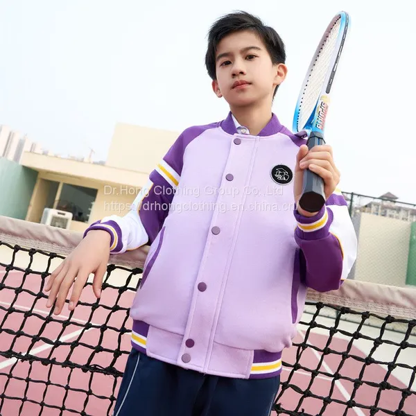 2023 New School Uniforms Children Spring Baseball Suit photo-3