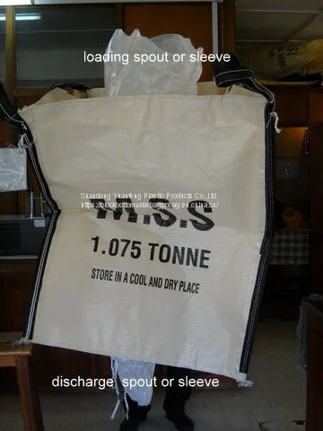 Customizable Duffle Top And Flat Bottom Big Sack Bags Waterproof With Pe Inner Liner Super Fibc Bulk Bag photo-2