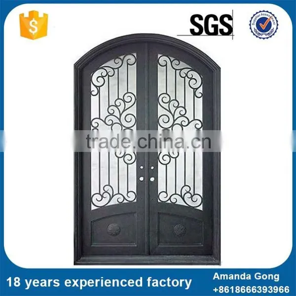 China New Product Wrought Iron Door Grill Design Designs photo-4