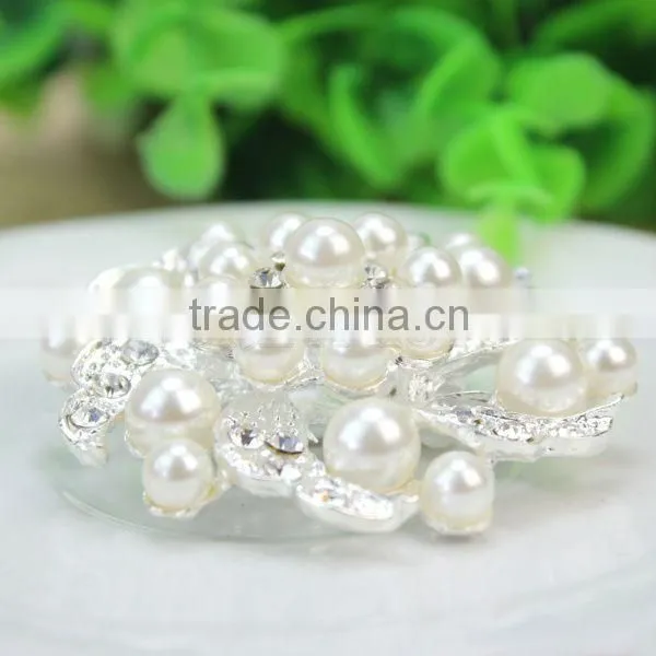 New Design Rhinestone Crystal Faux Pear Brooch Pin Jewelry Gift photo-2