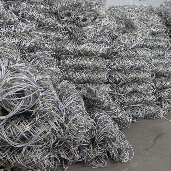 Hot Dipped 8mm Galvanized Wire Rope Rockfall Fence for Debris Flow Control on Slopes Bent & Welded Competitive Price photo-2