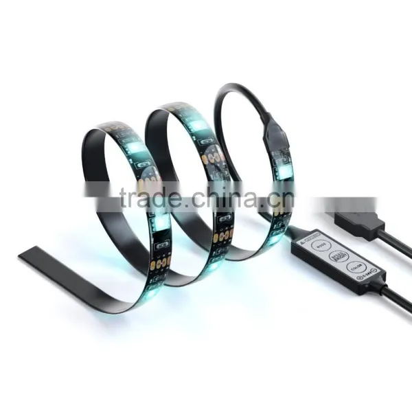 IP65 Exopy Flex SMD 5050 RGB 0.5m Usb Powered Led Strip Light photo-3